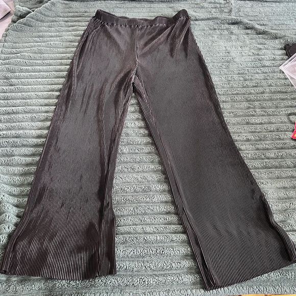 Nine Eight Black Dress Pants New Women’s Size Large Wide Leg - Picture 2 of 6